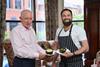 L to r: Lewis Cunningham, MD of Wilson's Country, and Kyle Greer, head chef at Belfast's Europa Hotel