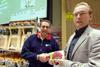 Teun van Turenhout, rose product manager, and Piet Ravensbergen from Fleura