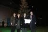 The Mayor is pictured with wife Wenda, tenants' association chairman John Olney, far right, and market superintendent Mike Culverwell, far left.