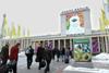 Snow failed to deter visitors to the trade fair