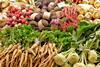 Friedas root vegetable wet rack display