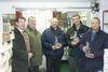 (left -right) KG Fruits vice chairman Alastair Brooks,  KG Fruits managing director Nick Marston with French Garden brothers Bill, Stephen and John Oakden