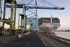 OOCL container ship Port of Antwerp-Bruges
