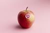 Pink LadyÂ® apple with sticker
