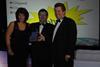 Rebecca James, Martin Hyson, MBL executive director, and Jonathan James