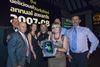 Highly skilled members of the EVS team pick up the award
