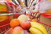fruit supermarket trolley