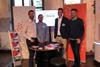 Foto: Das Gründerteam des Westphalia DataLabs (v.l.): Marcus Gropp, Cornelius Brosche, Felix Fiege und Reiner Kurzhals. Foto: Westphalia DataLab