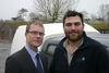 Bayer's Paul Goddard with Greenvale West Midlands agronomist Ben Naylor