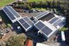The new solar installation at Puffin Produce's Woodlands site