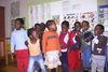 South African children at a creche funded by the Waitrose Foundation