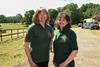 Annabel Shackleton, LEAF Open Farm Sunday Manager and Caroline Drummond, LEAF CEO