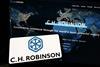 CH Robinson logo on phone and computer screen MUST CREDIT Timon - Adobe Stock