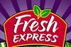 Fresh Express logo on bag close