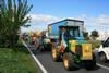 Spanish producers have taken to the roads in a month of action
