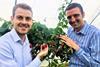 Jamie Smith James Hutton (left) Jamie Petchell GPG (right) raspberries