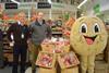 Pictured from left - Asda potato buyer; Drew Kirk, Agrimarc colleague; Jonathan Pearson and Potato Pete