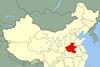 Map of China Henan province