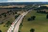 Lorries queuing in Kent Operation Stack