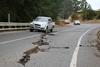 chile earthquake road