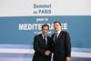 Sarkozy Barroso EU Mediterranean Summit in Paris