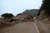 Chile earthquake damaged road