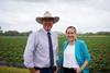 (l-r) Queensland primary industries minister Tony Perrett and Queensland Food Farmers’ Commissioner Rachel Chambers