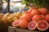Florida grapefruit at a local market