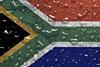 South Africa flag raindrops Adobe Stock