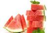 Aufgeschnittene Wassermelonen-Pyramide