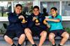 Fruit in Schools boys with pears  5+ A Day Charitable Trust