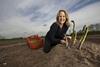 Ronda Morritt is pleased to see the first product of the season
