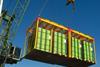 Zespri kiwifruit unloading Antwerp