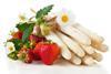 Spargel und Erdbeeren