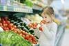 Generic child tomatoes supermarket