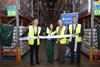 Mairi Gougeon (second left) cuts the ribbon
