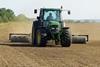 tractor in field