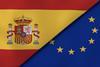 Spain EU flags combined