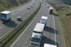 Road Freight speed shot