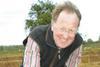 John Chinn of Cobrey Farms with Guelph Millennium aspargus