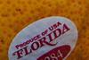 Florida citrus grapefruit label
