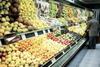 Fresh produce availability on a high