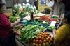 ID Indonesia wet market vegetables
