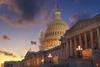 US Capitol Building at Sunset Adobe Stock