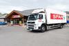 SPAR store and lorry image