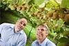 First Fresh md Ian Albers with Zespri ceo Lain Jager