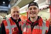 Gary Marshall works alongside his son George at Bevington Salads