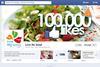 Love my Salad 100,000 likes Facebook