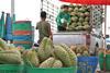 Thai durian transport truck