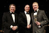 Gary Marshall (right) receives his Lifetime Achievement award